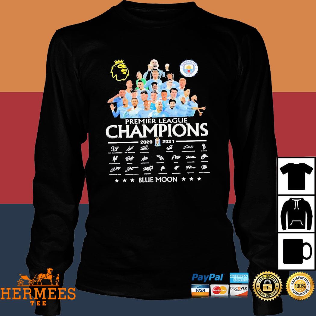 Premier League Champions 21 Blue Moon Shirt Ladies Shirt Hoodie And Tank Top