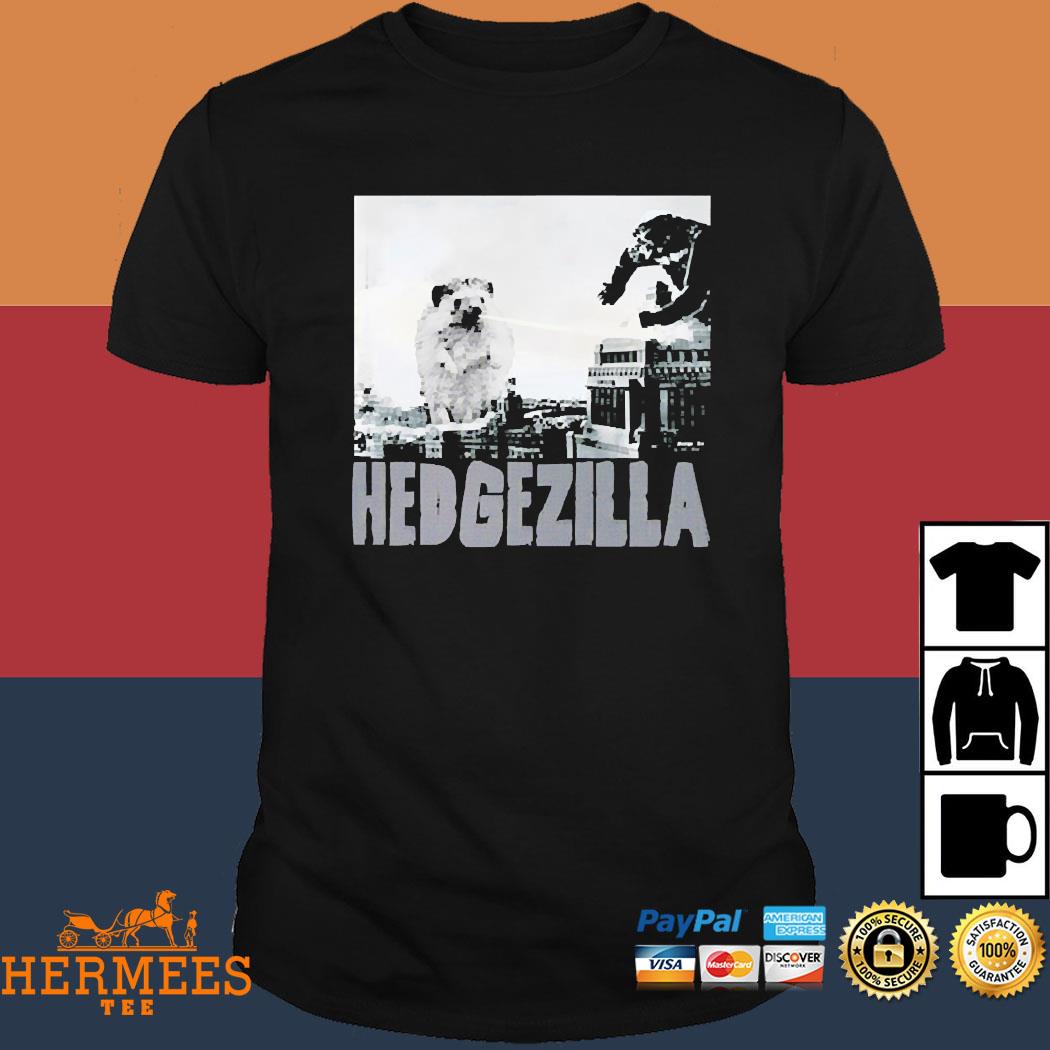 Rare Hedgezilla Hedgehog Hero Newspaper Black And Shirt Hoodie Sweater Long Sleeve And Tank Top