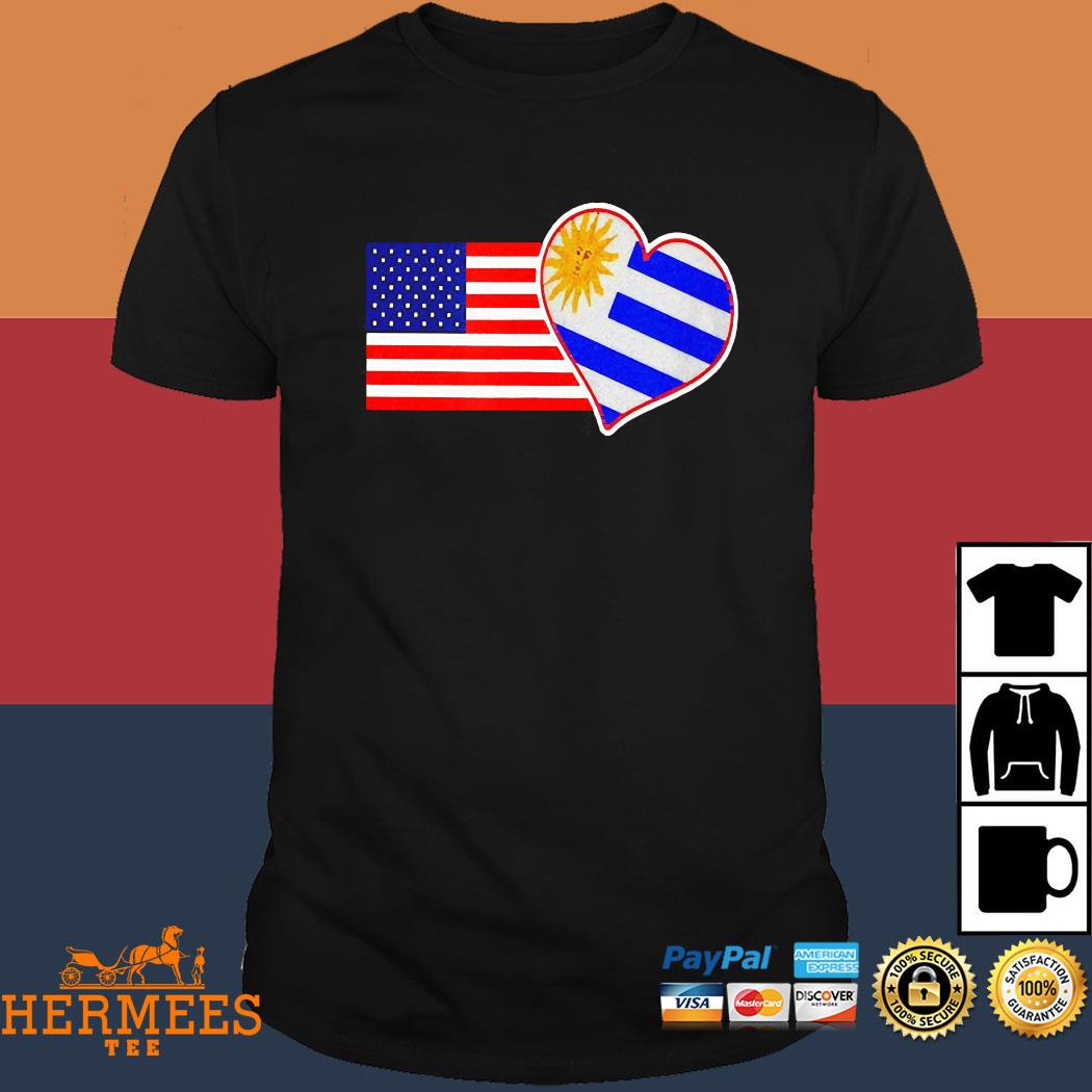 Uruguay and united states usa flag shirt, Ladies Shirt, Hoodie And 