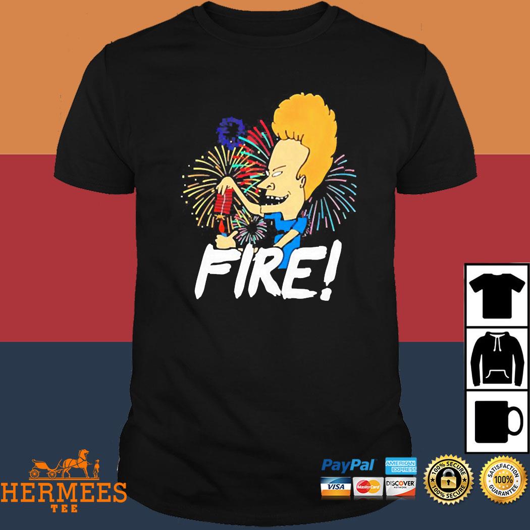 Beavis Fire Firework 4th Of July Shirt Ladies Shirt Hoodie And Tank Top