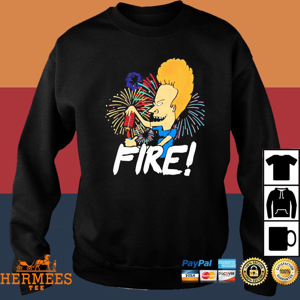 Beavis Fire Firework 4th Of July Shirt Ladies Shirt Hoodie And Tank Top