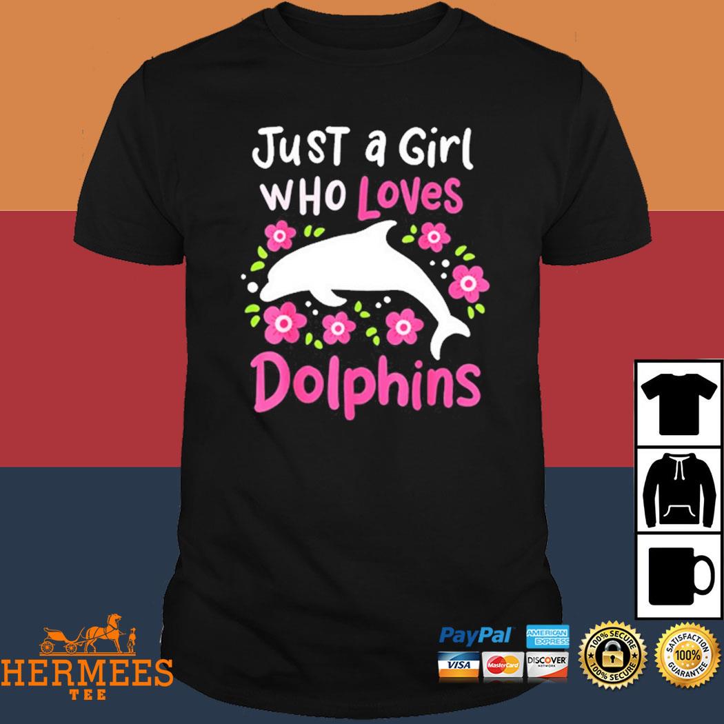 Girls Long Sleeve Dolphin Shirt