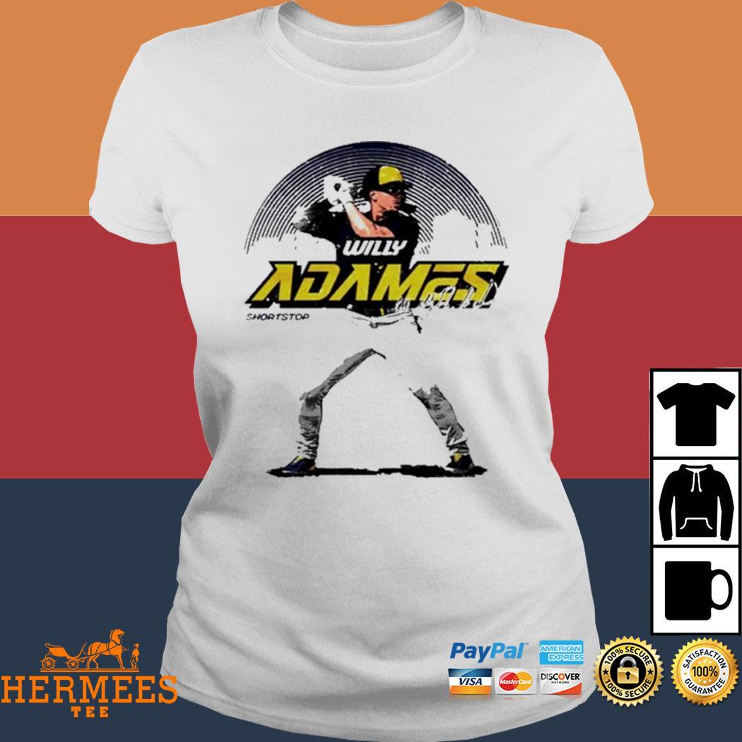 Milwaukee baseball willy adames hit the ball signature shirt, hoodie,  sweater, long sleeve and tank top