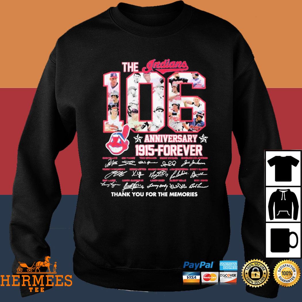 The cleveland indians 1915 forever thank you for the memories shirt,  hoodie, longsleeve tee, sweater