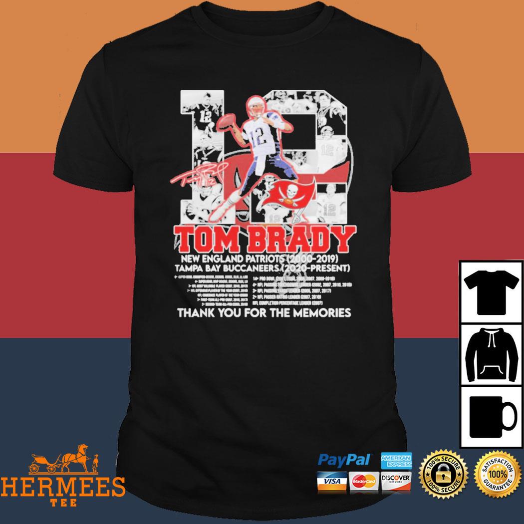 Tampa Bay Buccaneers Thank you Tom Brady 12 shirt, hoodie, sweater, long  sleeve and tank top