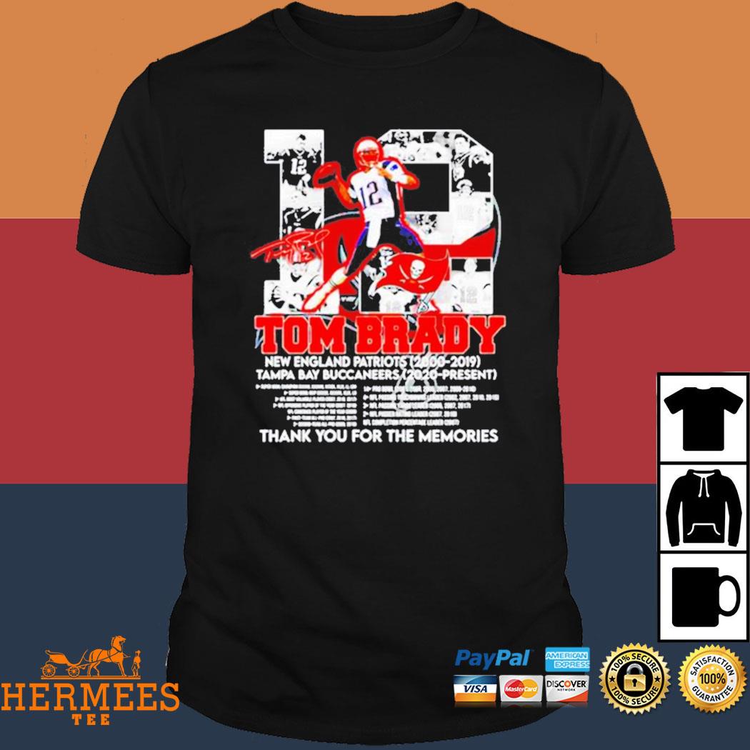 Tampa bay buccaneers and new england Patriots tom brady signatures shirt,  hoodie, sweater, long sleeve and tank top