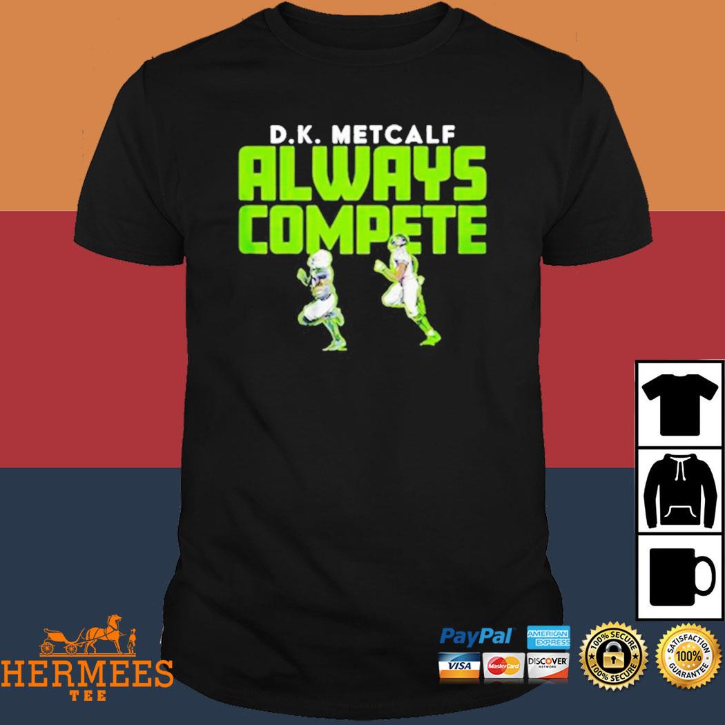 Seattle Seahawks fans, get your DK Metcalf 'Always Compete' shirt