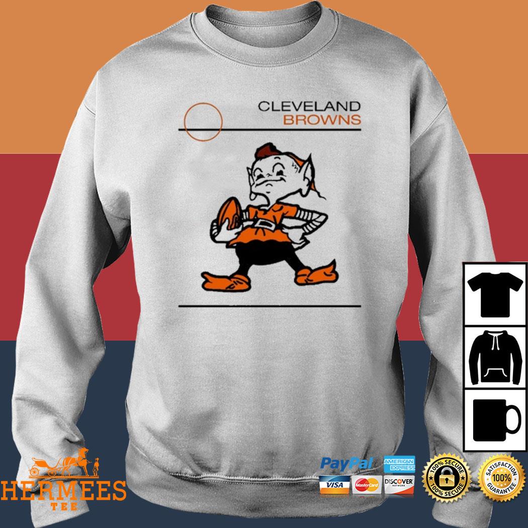 Official cleveland Browns Brownie Elf Logo T Shirts, hoodie, tank top,  sweater and long sleeve t-shirt