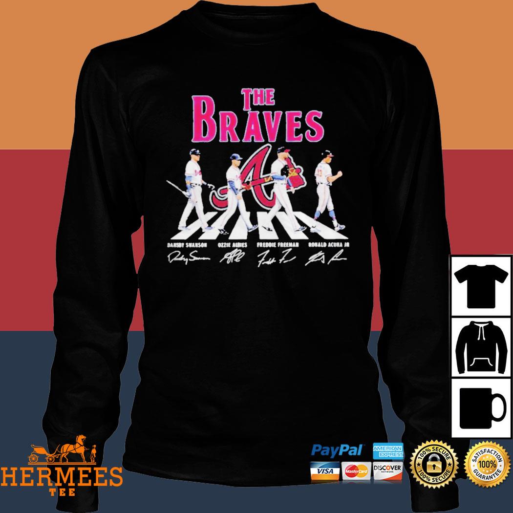 The Braves abbey road signature shirt, hoodie, sweater, long sleeve and  tank top