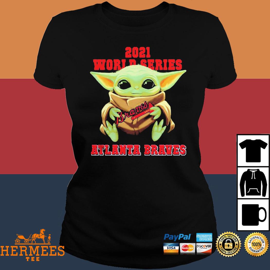 Baby Yoda Hug Atlanta Braves Shirt - High-Quality Printed Brand