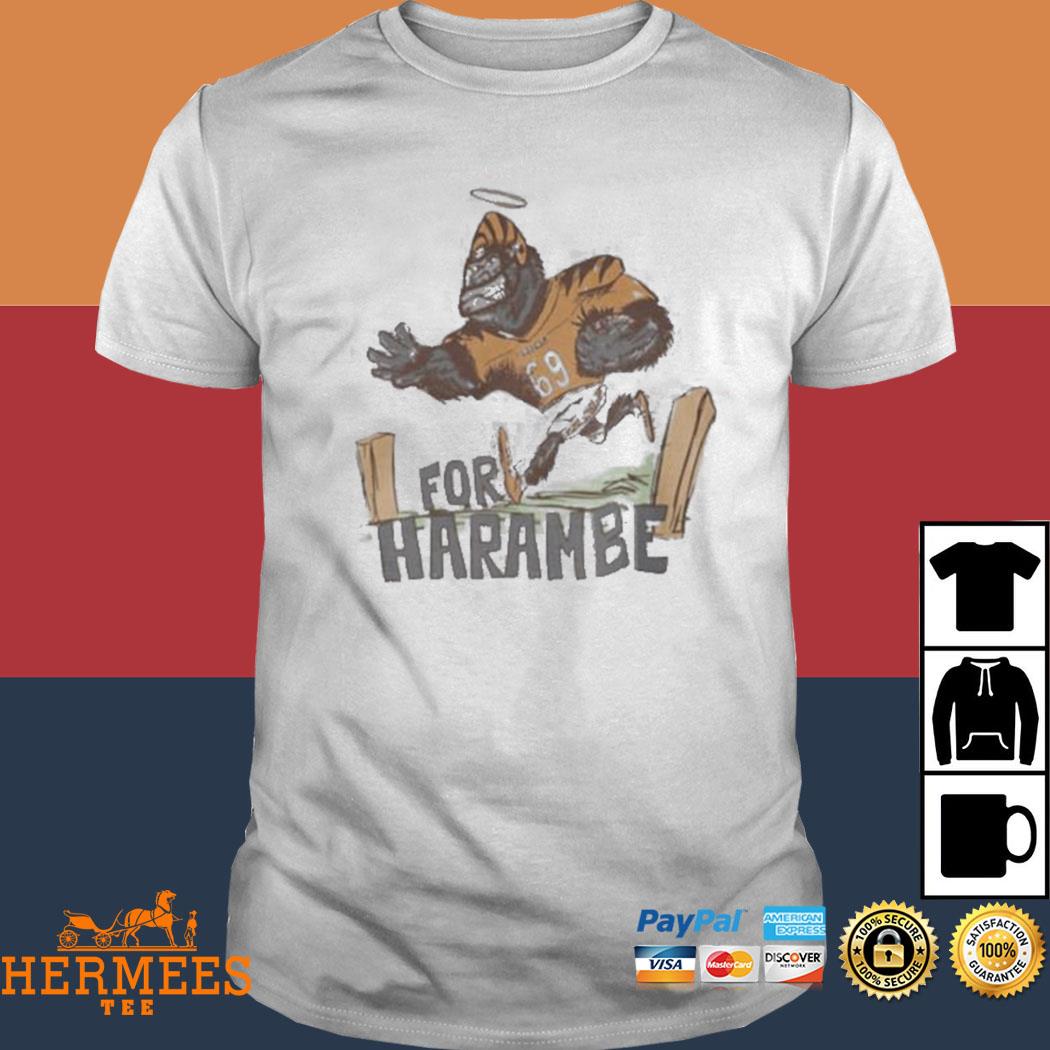 For Harambe Shirt Cincinnati Bengals Win The Super Bowl For Harambe,  hoodie, sweater, long sleeve and tank top