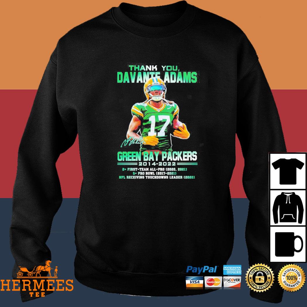 Davante adams green bay packers 2014-2022 nfl shirt, hoodie