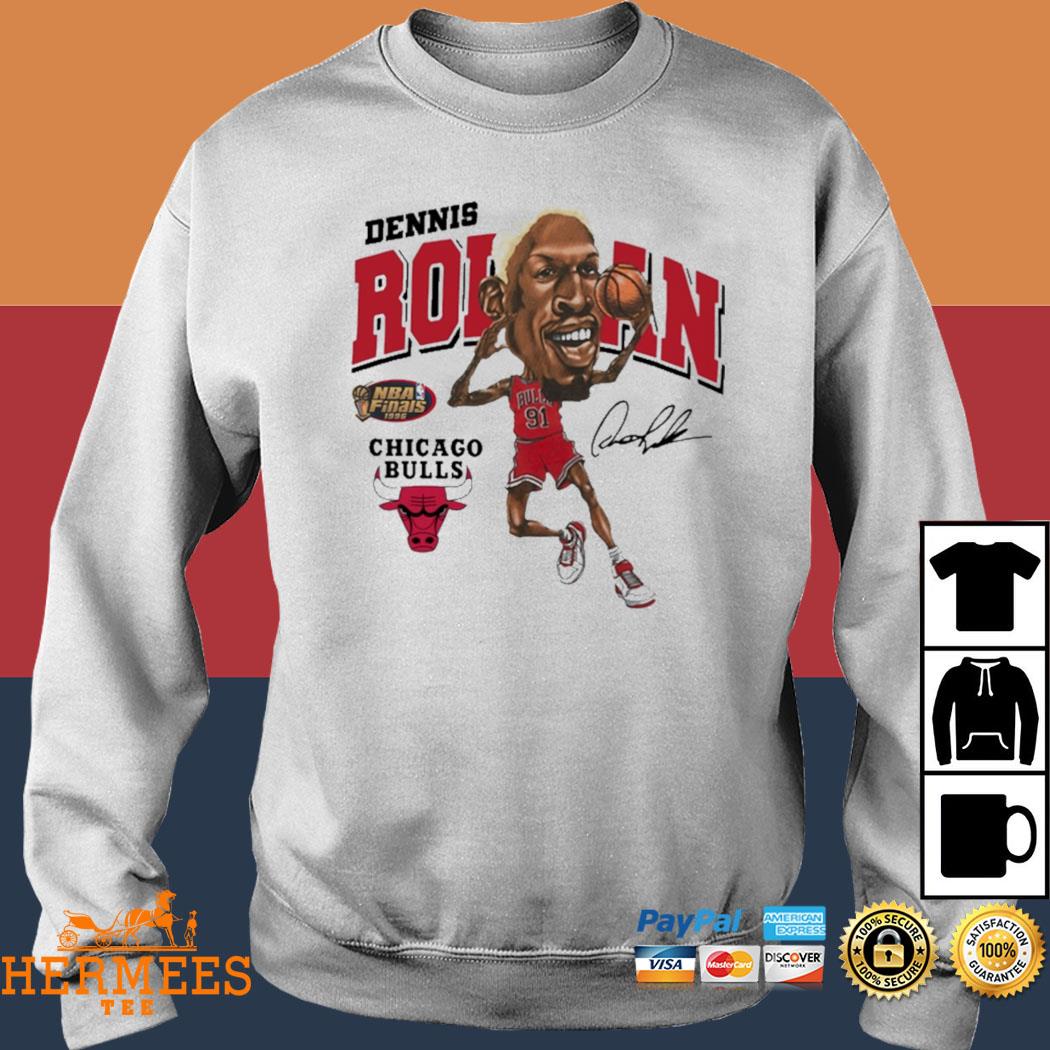 Official Dennis Rodman 91 Chicago Bulls T-Shirt, hoodie, sweater, long  sleeve and tank top