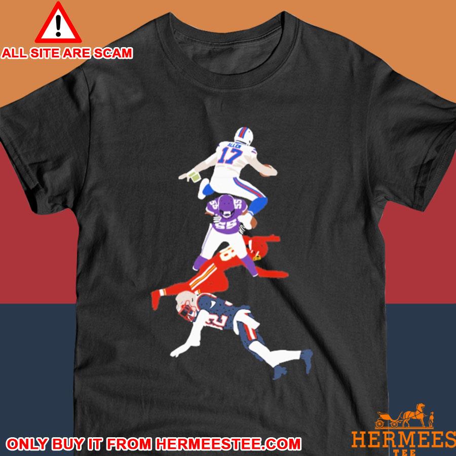 Josh Allen hurdle Buffalo bills NFL T-shirt, hoodie, sweater, long sleeve  and tank top