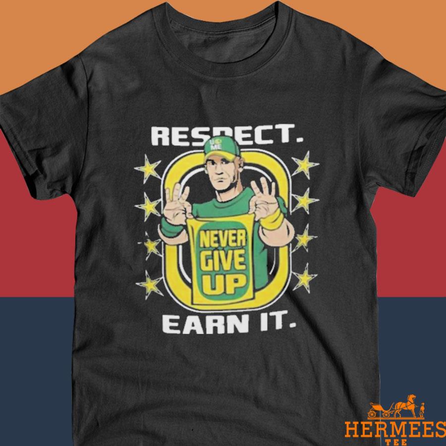 Official Respect Never Nive Up Earn It Ice at Wills Shirt