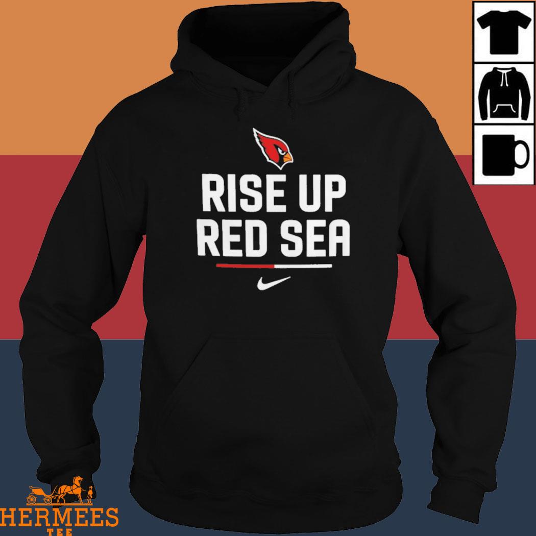 Rise Up Red Sea Logo Arizona Cardinals shirt, hoodie, sweater, long sleeve  and tank top