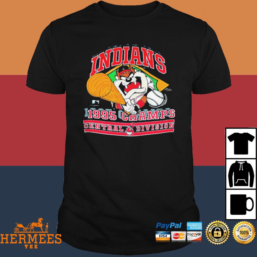 Vintage Cleveland Indians Central Division Champs T-Shirt Size XL