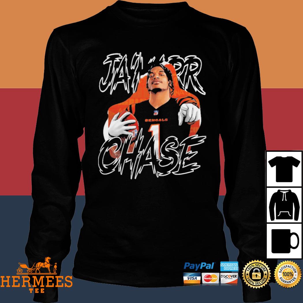 Ja'Marr Chase 1 Cincinnati Bengals football player Vintage T-shirt, hoodie,  sweater, long sleeve and tank top