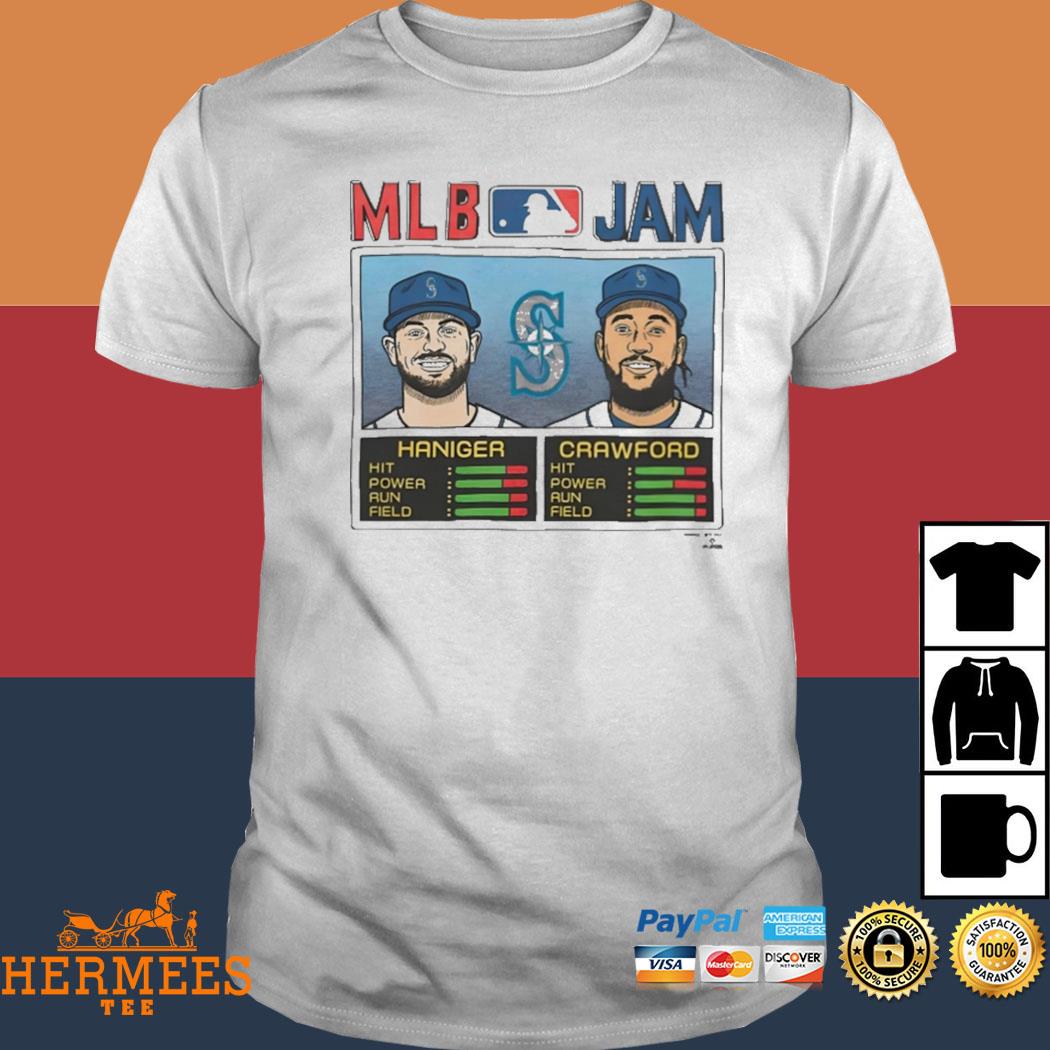 Mitch Mlb Jam Mariners Haniger And Crawford Shirt Jp - Tiotee