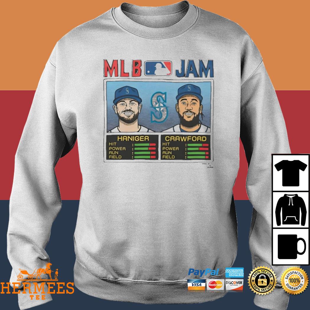 Mitch Mlb Jam Mariners Haniger And Crawford Shirt Jp - Tiotee