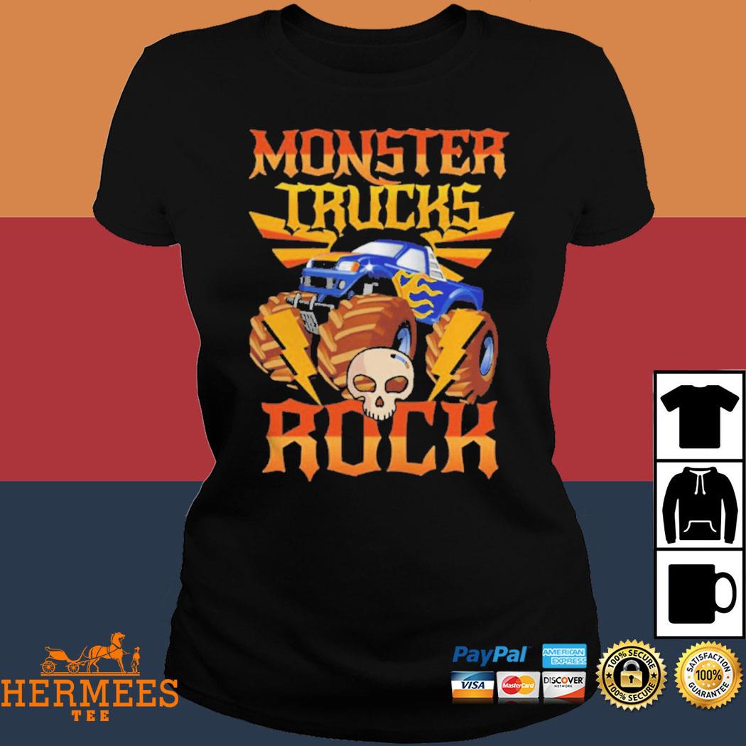 Official Monster Truck Car Lover Shirt Ladies Tee