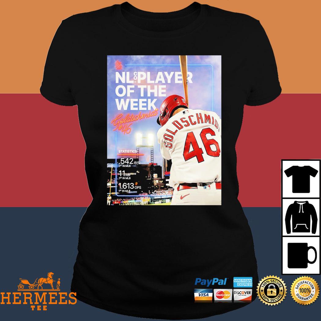 Paul Goldschmidt St Louis Cardinals NL Player Of The Week Unisex T