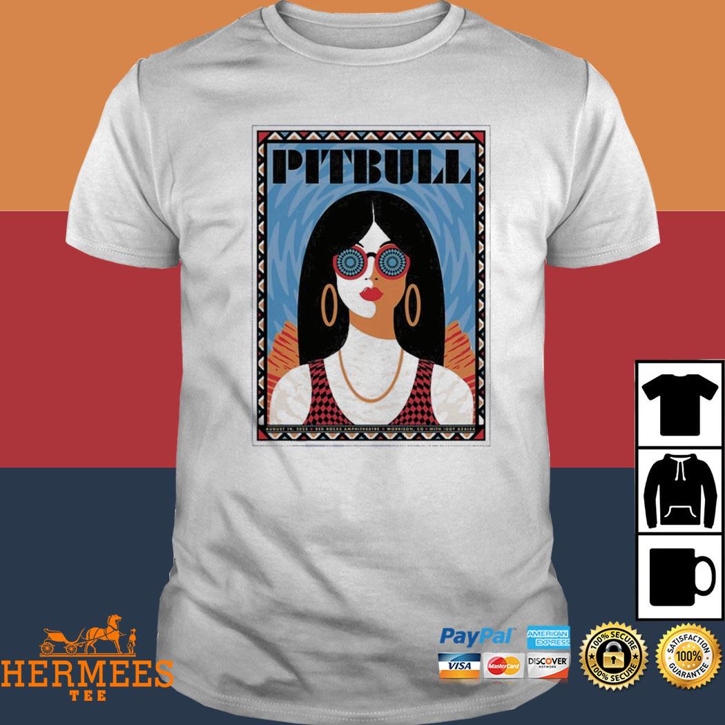 Official Pitbull Morrison Co Red Rocks Amphitheatre August 19 2022 With Iggy Azalea Shirt