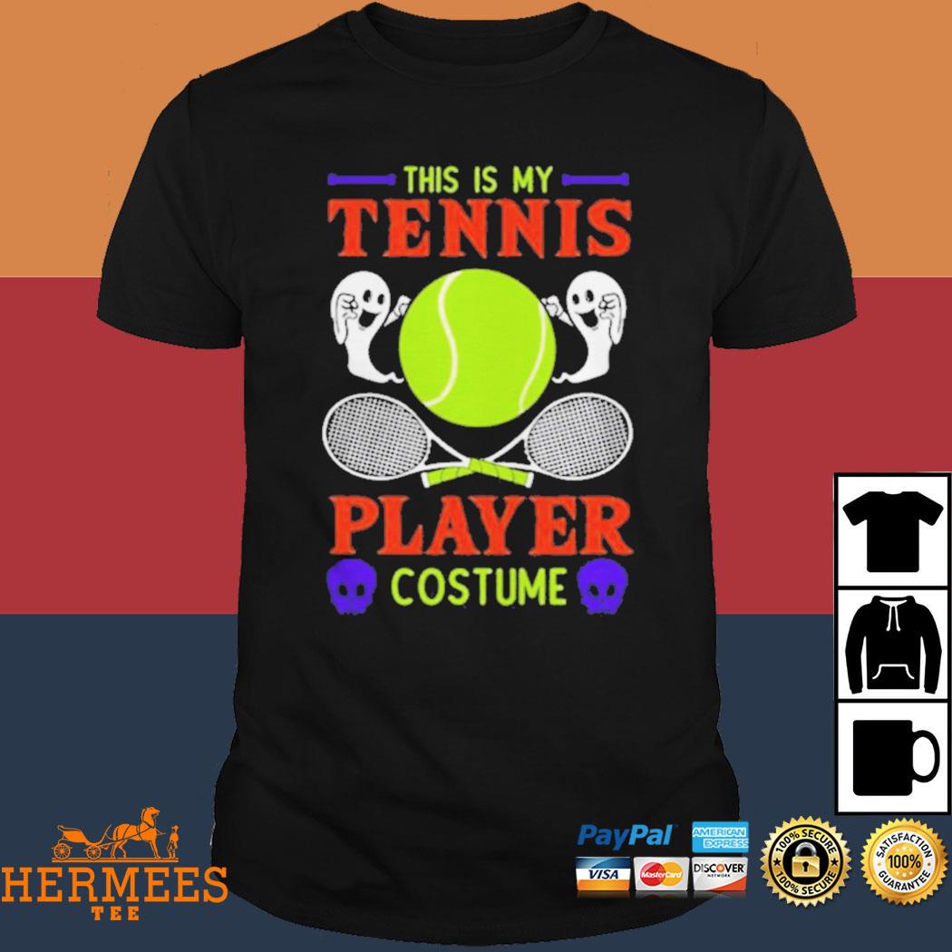Official This Is My Tennis Player Costume Halloween Shirt