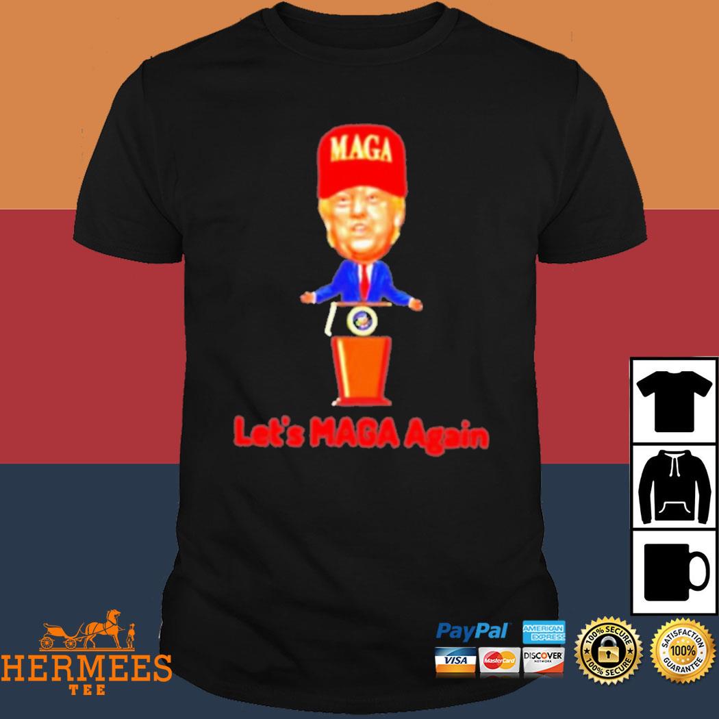 Official Trump Let’s Maga Again Donald Trump Shirt