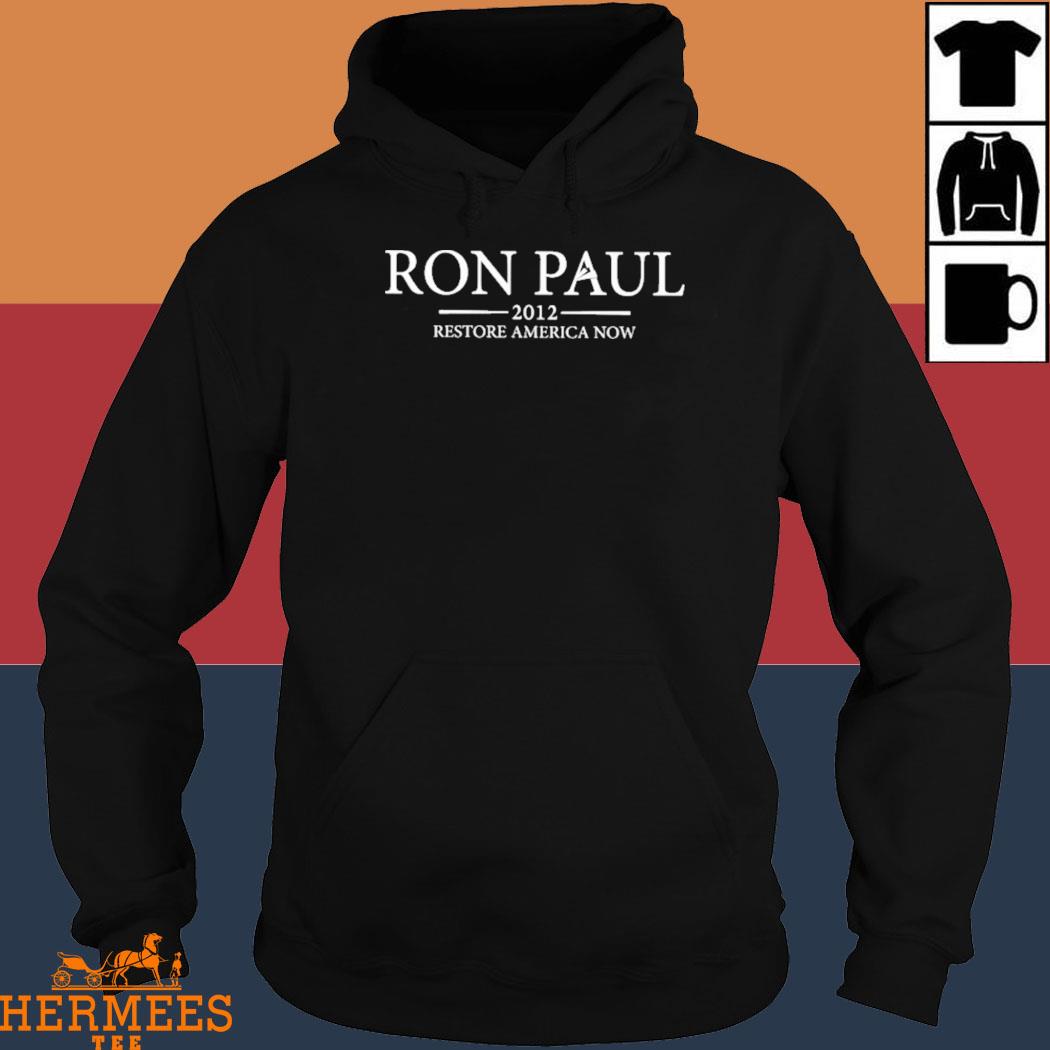 Official The Redheaded Libertarian Ron Paul 2012 Restore America Now Shirt Hoodie