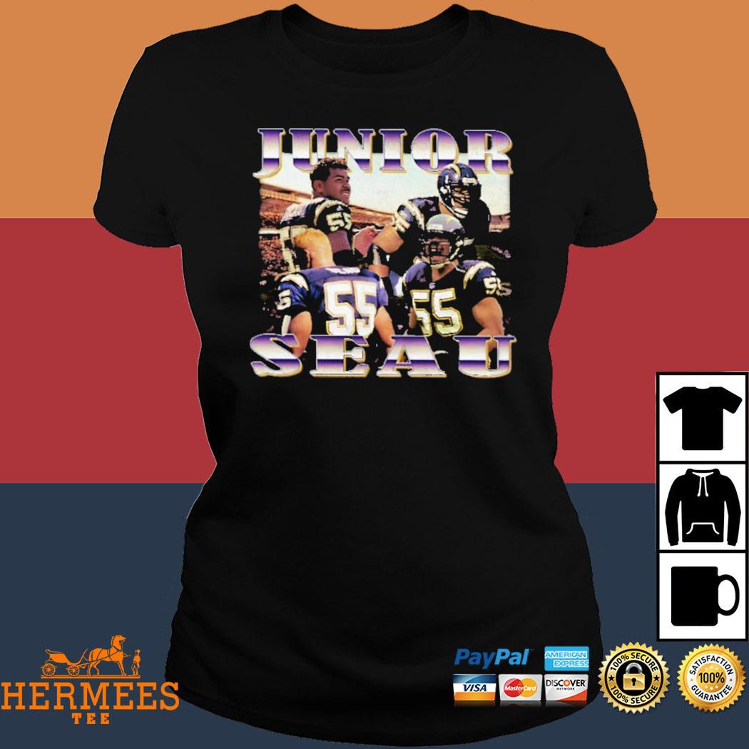 Fanessah brand Junior Seau t-shirt, hoodie, sweater, long sleeve and tank  top