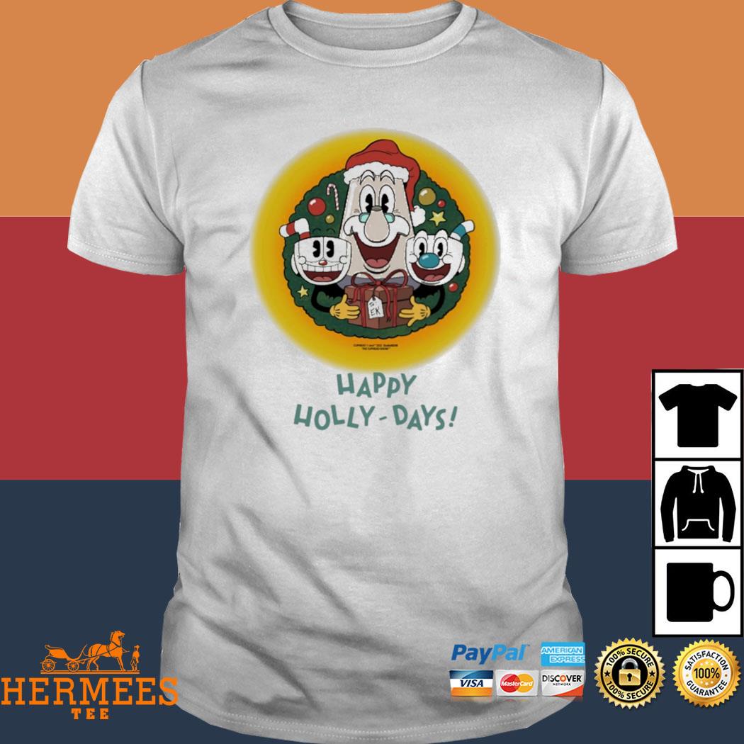 Official Happy Holly-Days The Cuphead Show Shirt
