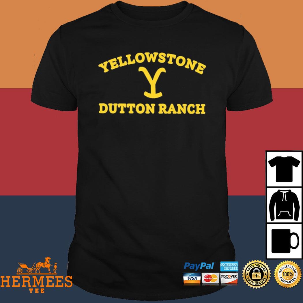 Official Yellowstone Dutton Ranch Puff Print Shirt