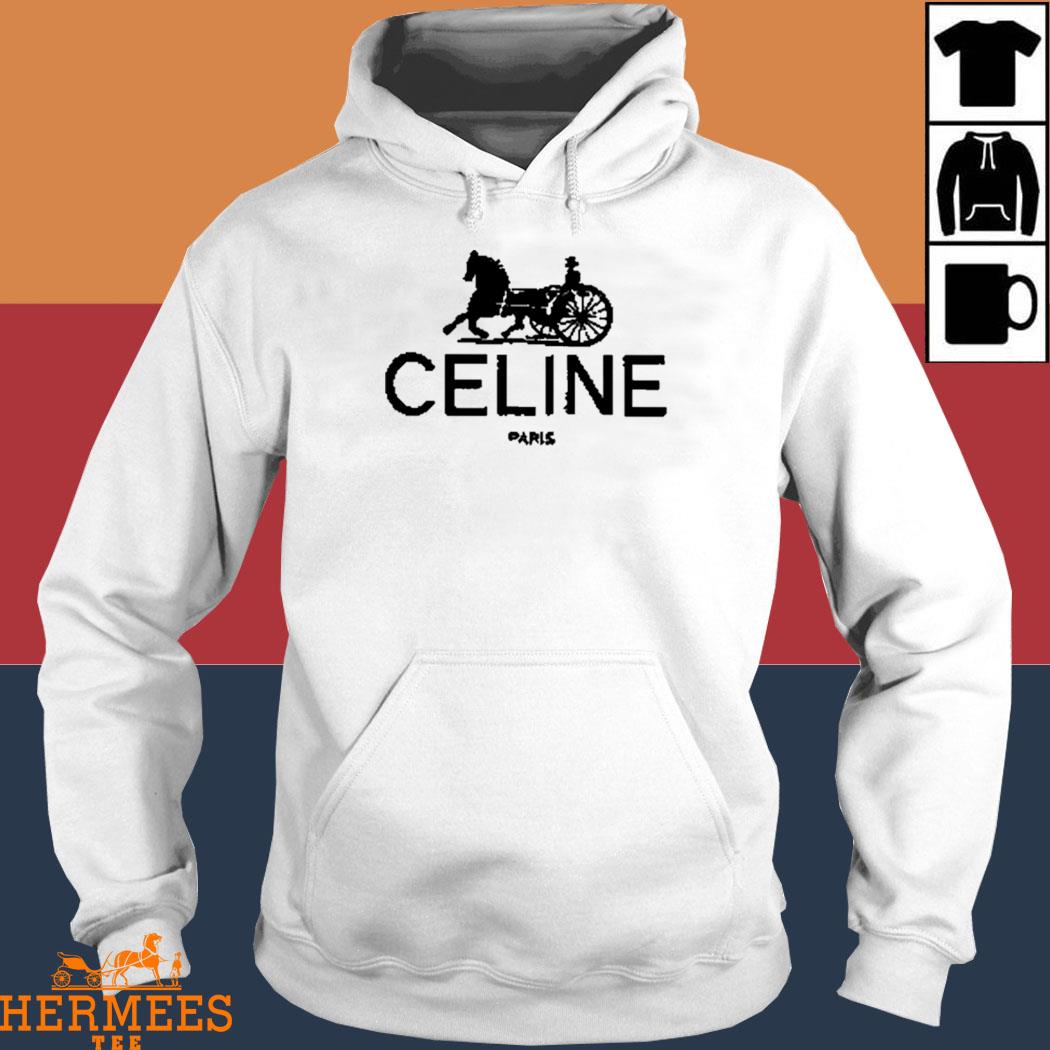 Basic Logo Celine White T Shirt, hoodie, sweater, long sleeve and tank top