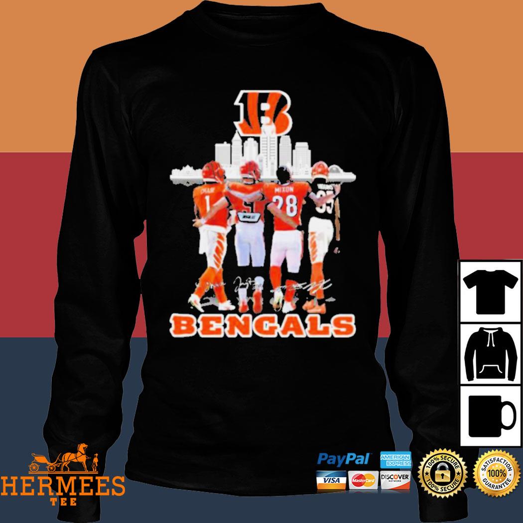 Official who Dey 2023 Cincinnati Bengals Signatures Shirt, hoodie