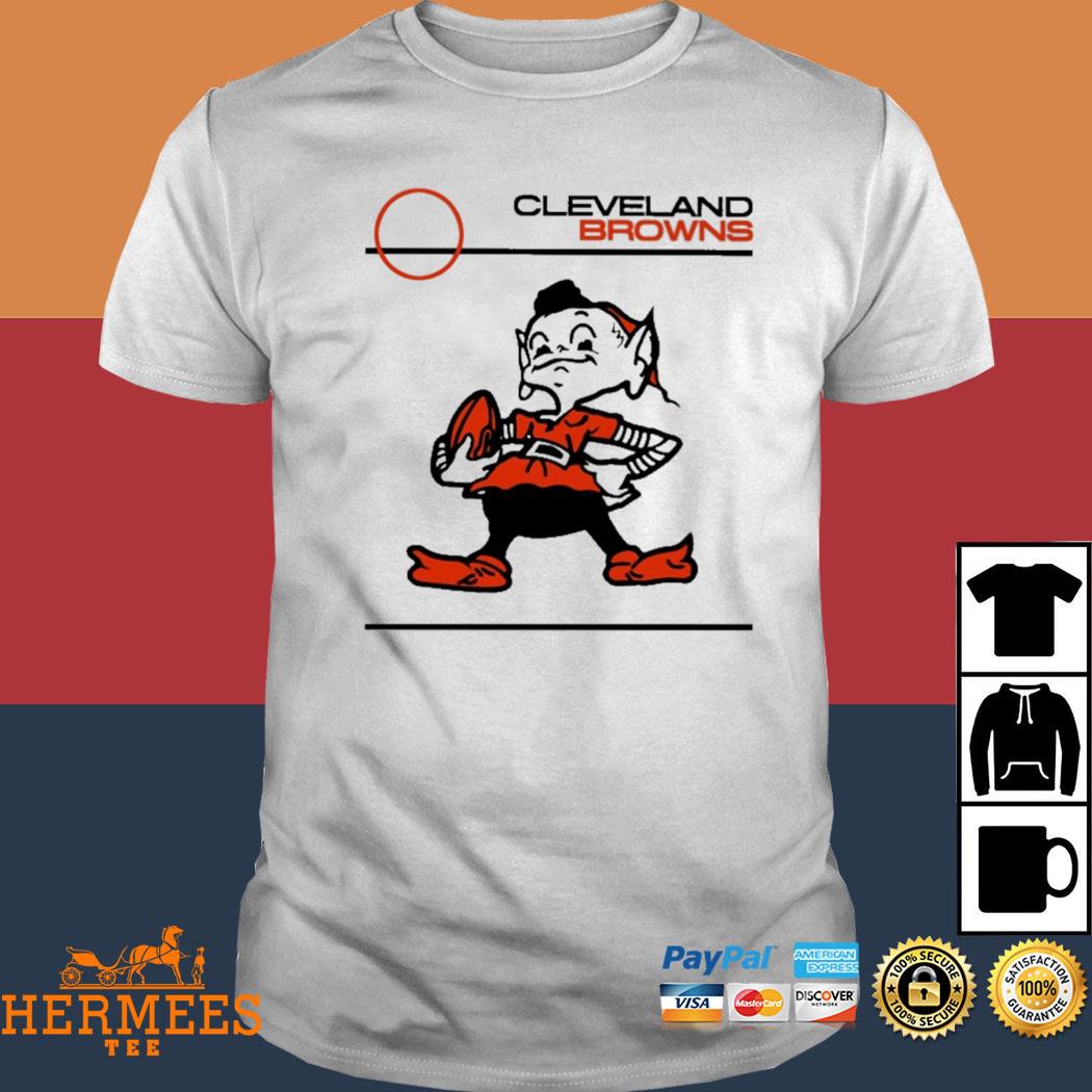 Official Cleveland Browns Brownie Elf With Football Shirt, hoodie, tank  top, sweater and long sleeve t-shirt