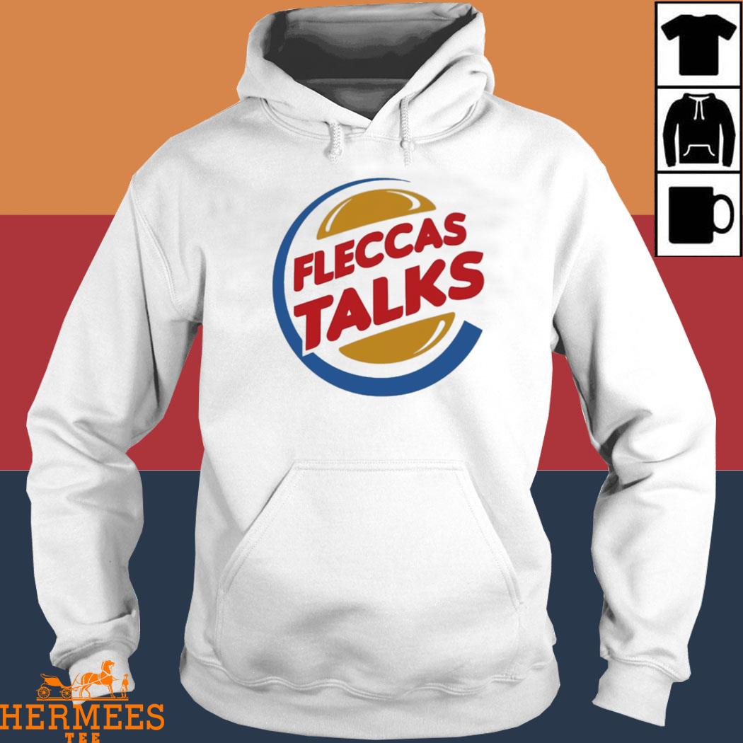 Official Fleccas Talks Burger Shirt Hoodie