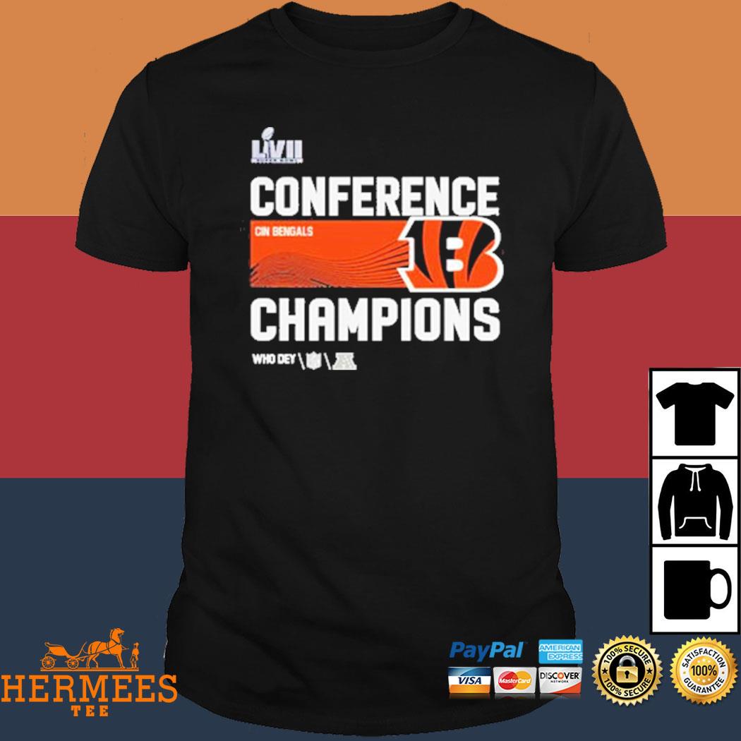 Official Cincinnati Bengals 2022 AFC Champions Locker Room Shirt