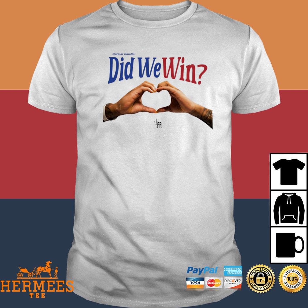 Damar Hamlin 3 Did We Win Shirt - High-Quality Printed Brand