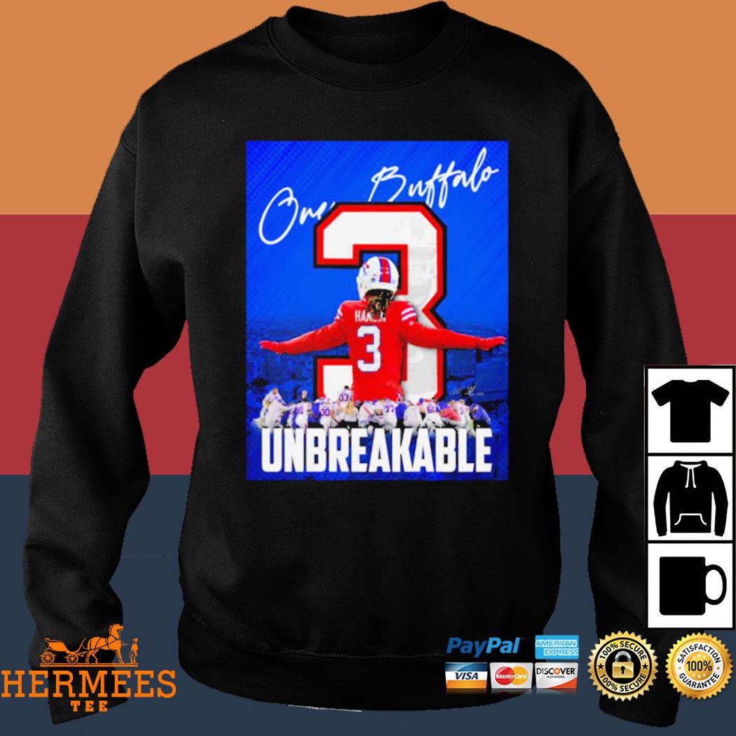 Damar Hamlin One Buffalo Bills Unbreakable 2023 Shirt