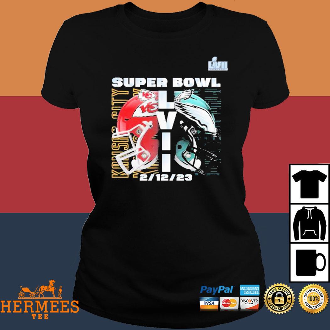 Kansas City Chiefs Vs Philadelphia Eagles Super Bowl Lvii Shirt Ladies T- shirt