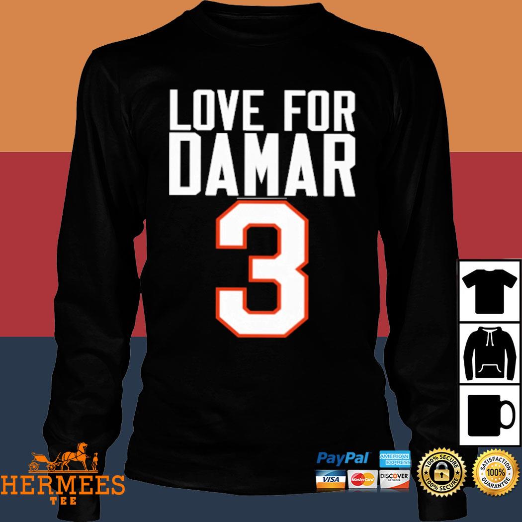 Premium Love for damar hamlin 3 shirt, hoodie, sweater, long sleeve and  tank top