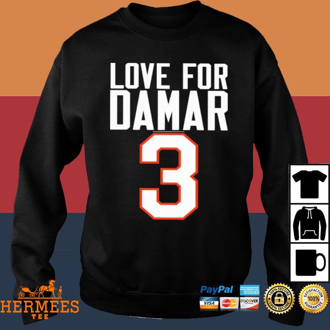 Love for 3 Damar Hamlin shirt, hoodie, sweater, long sleeve and tank top