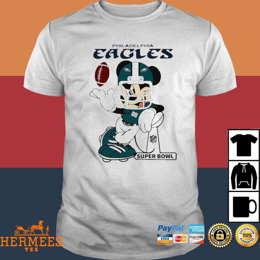 Mickey Mouse Philadelphia Eagles 2023 Super Bowl Shirt – Hermeestee