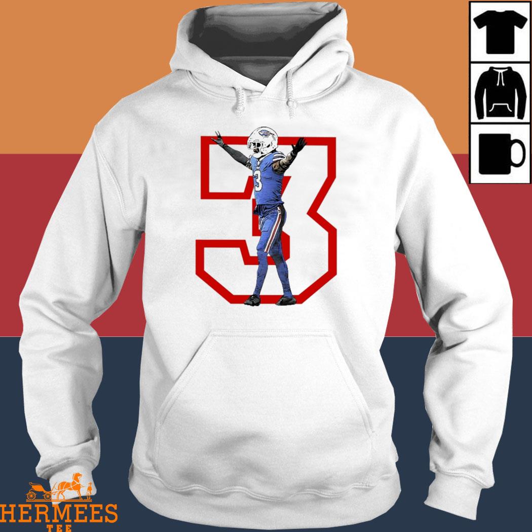 Damar Hamlin love for 3 pray for Damar Hamlin t-shirt, hoodie, sweater,  long sleeve and tank top