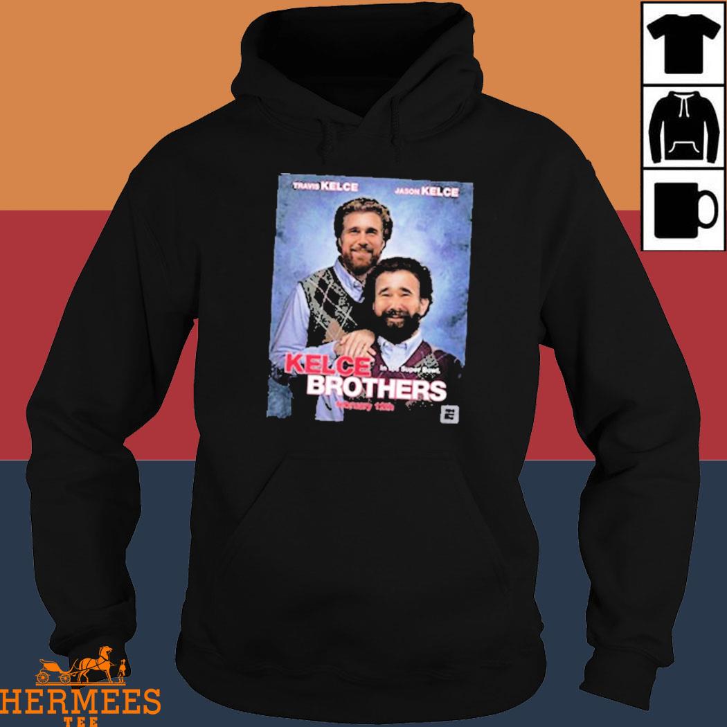 Kelce brothers super bowl Chiefs shirt, hoodie, sweater, long sleeve and  tank top