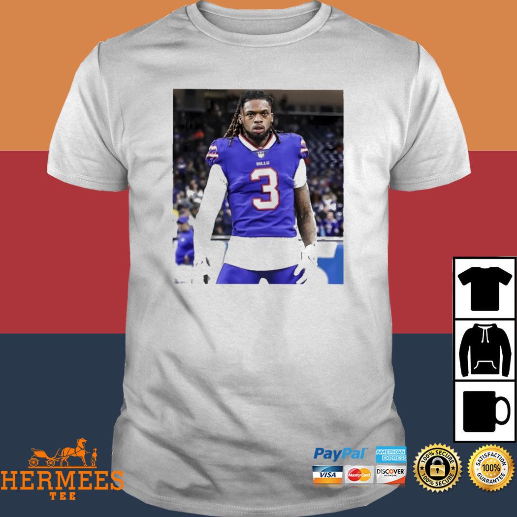 Love For 3 Shirt, Damar Hamlin Football Crewneck Unisex T-shirt