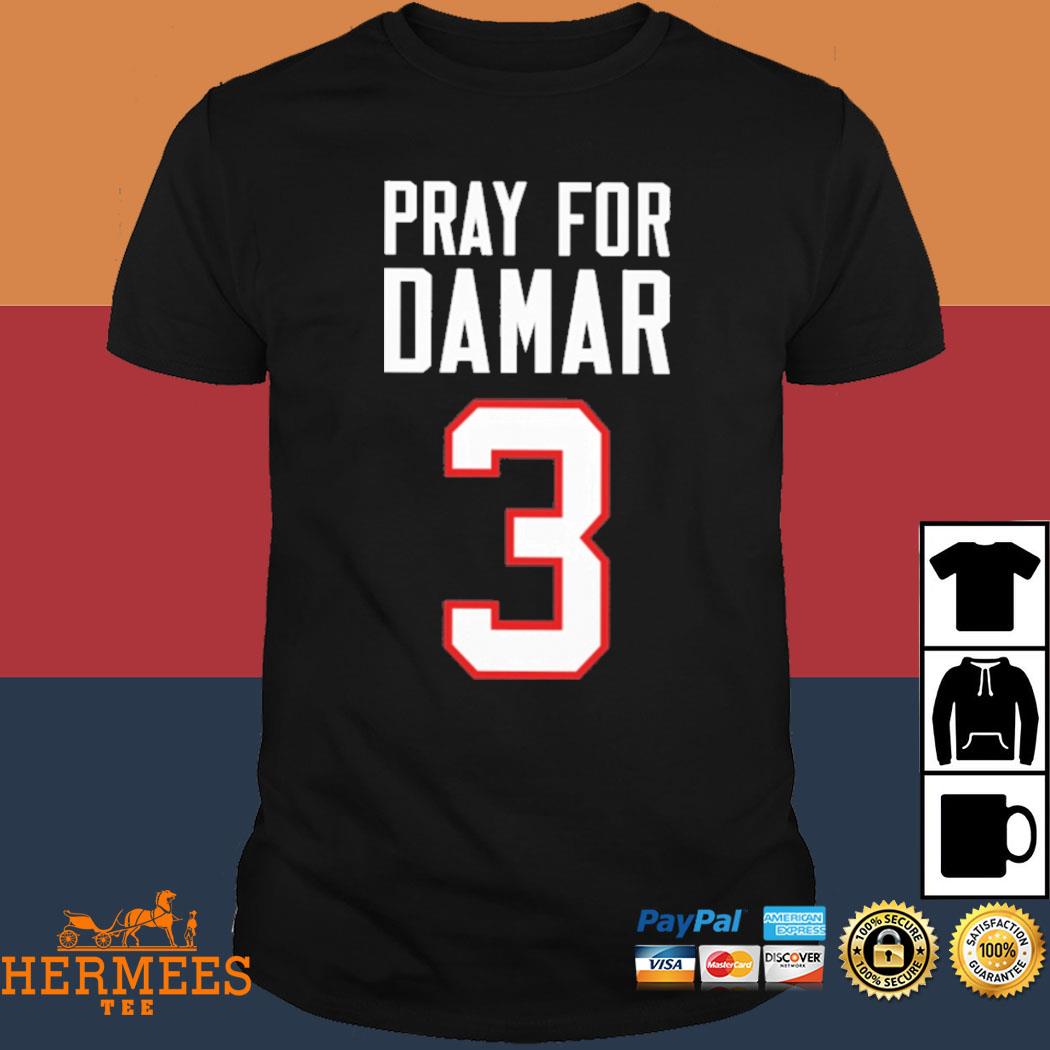 Damar 3 Praying for Damar Hamlin Shirt - High-Quality Printed Brand