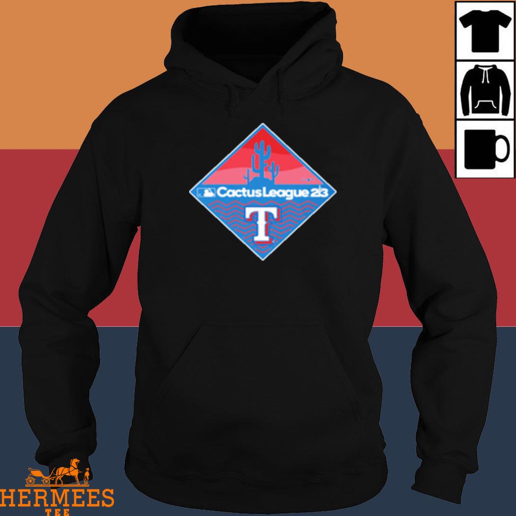 Official Fanatics Branded Royal Texas Rangers 2023 Mlb Spring Training Diamond Shirt Hoodie