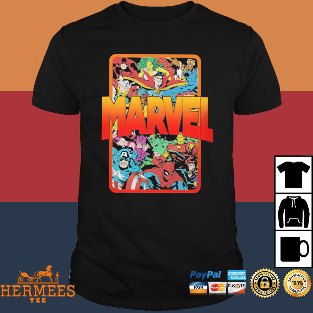 Official Mario Judah Wearing Marvel Comics Old School Characters Shirt